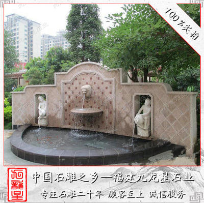 福建九龙星石业 喷泉艺术与石材工艺的完美融合